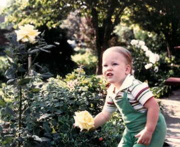 Jeremy's early gardening years